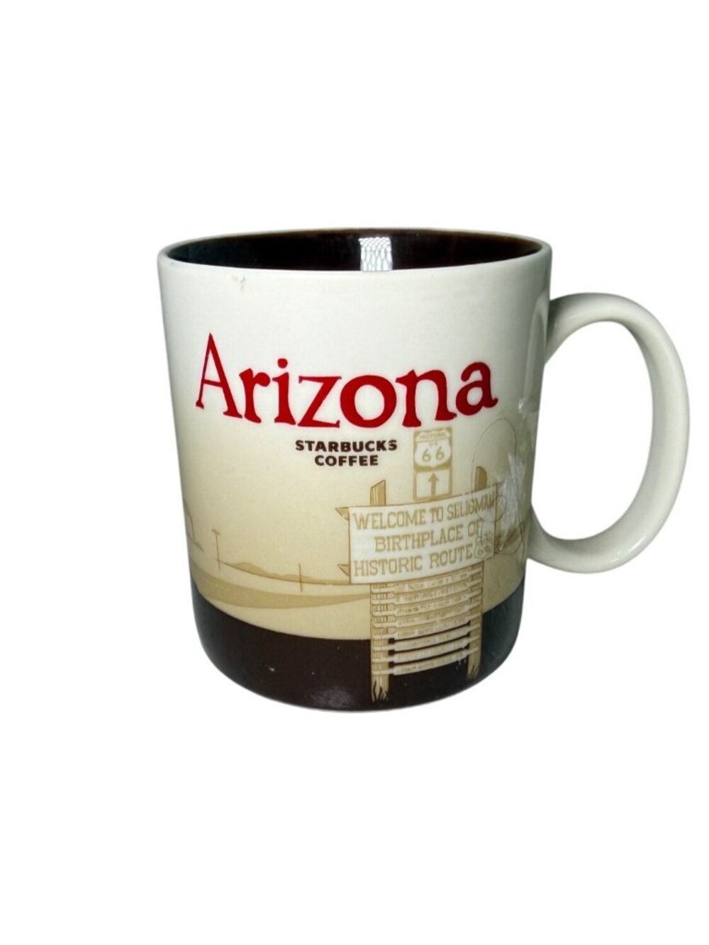 Starbucks Arizona 2012 Collectors Mug 16 Oz Route 66 Scenic Design